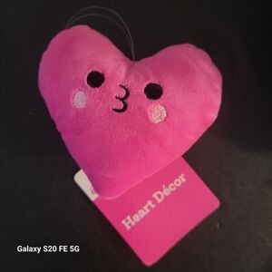 Pink Heart Plush Décor